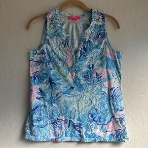 Lilly Pulitzer Essie Sleeveless Tank Top Women’s - Small